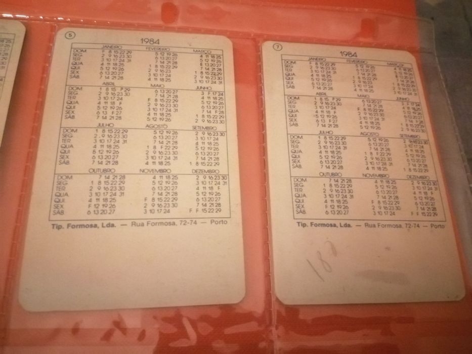 Calendários Eróticos (1984)