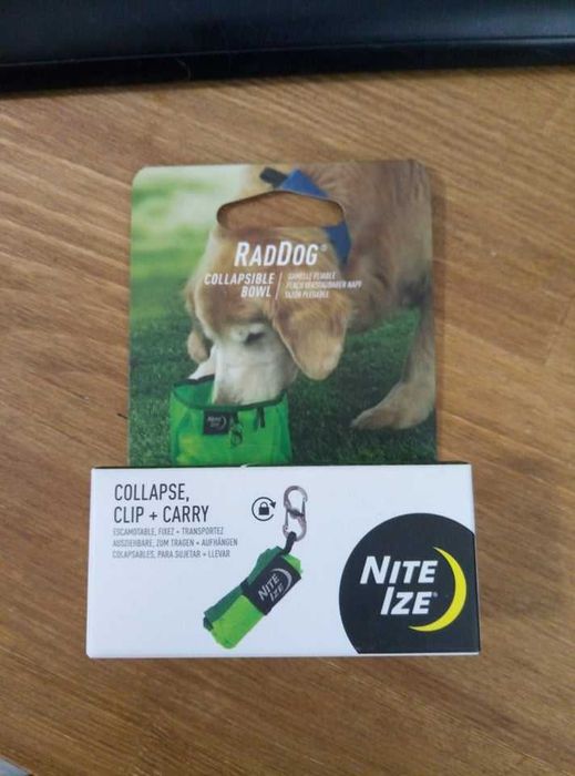 Надлегка собача миска Nite IZE RadDog Collapsible Dog Bowl