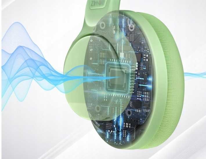 Słuchawki Bluetooth ZIHNIC WH-960 ANC Zielone 60 Godzin