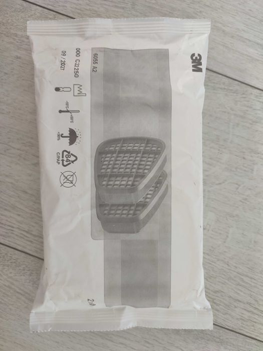 Pochłaniacz gazów i par organicznych 3M 6055 A2 filtr maska