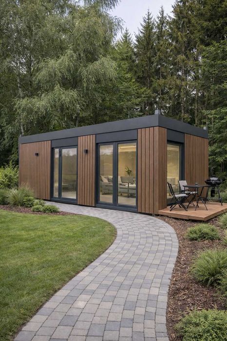 Kontener kosmetyczny całoroczny kontener  biurowy usługowy domek