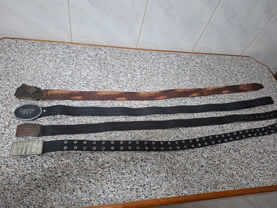 4 cintos Levis, Pepe Jeans, Datch em pele