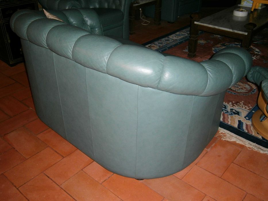 Conjunto de sofás em pele Ekornes