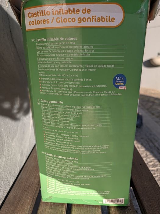 Insuflável com pouco uso