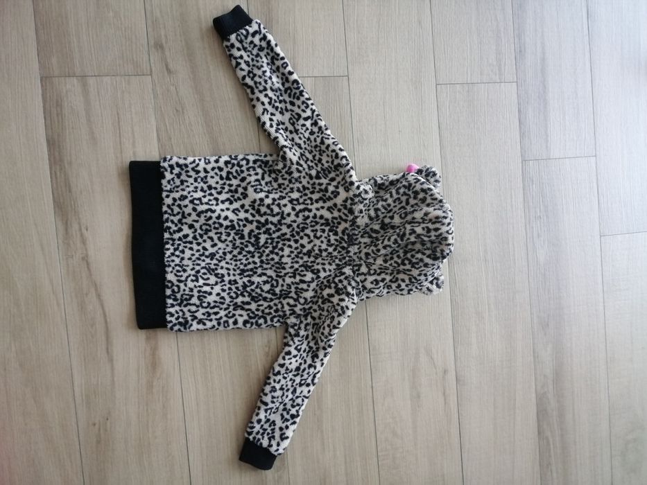 Ciepła gruba bluza Young Dimension 122 miś puszysta