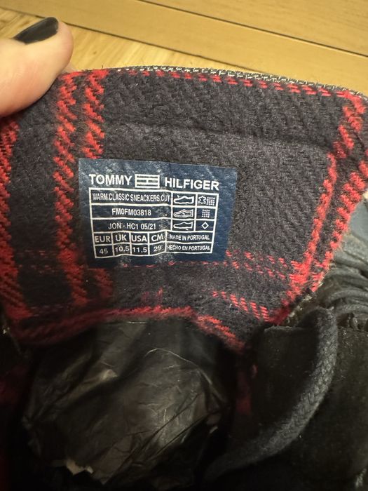Buty trzewiki męskie skórzane Tommy Hilfiger rozm. 45
