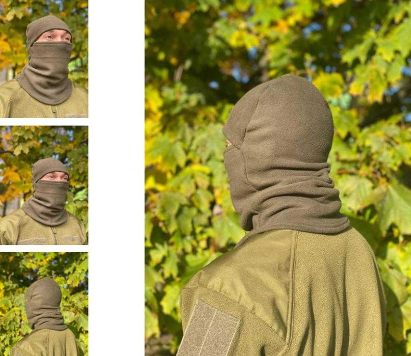 Тактична флісова балаклава — тепла, опт від виробника ціна (130 грн)