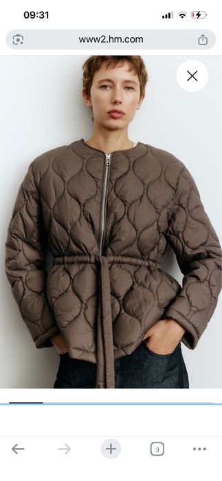 Стьобана куртка h&m