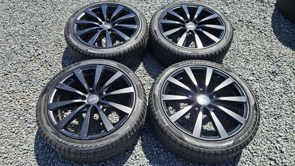 Piękne Czarne Koła Alufelgi 19 5x112 Skoda VW Seat Audi Mercedes Cupra A4 A5 A6 Passat Arteon CC Tiguan Touran Golf Scirocco Superb Octavia Leon W205