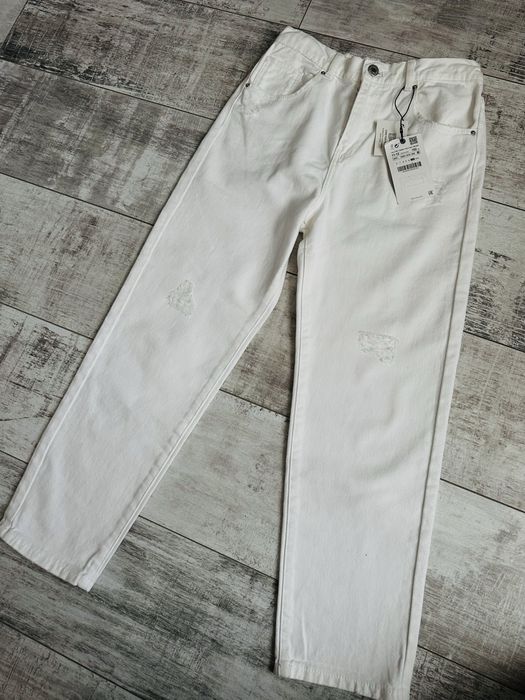 Джинси білі Zara для дівчинки
