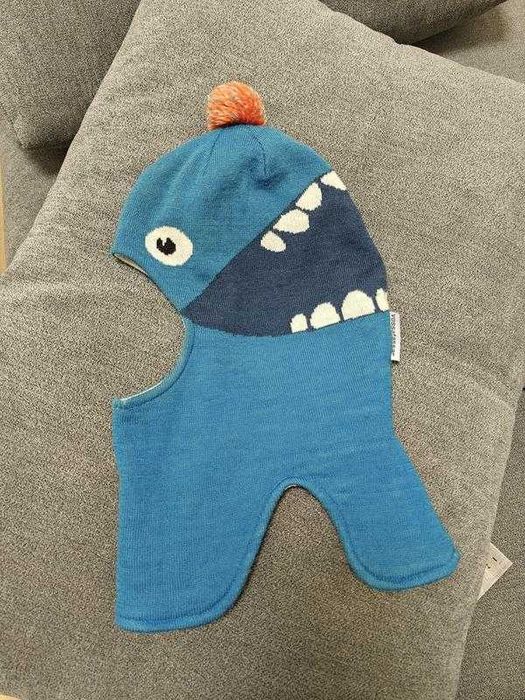 Шапка шолом 50% вовна на 2-3 роки