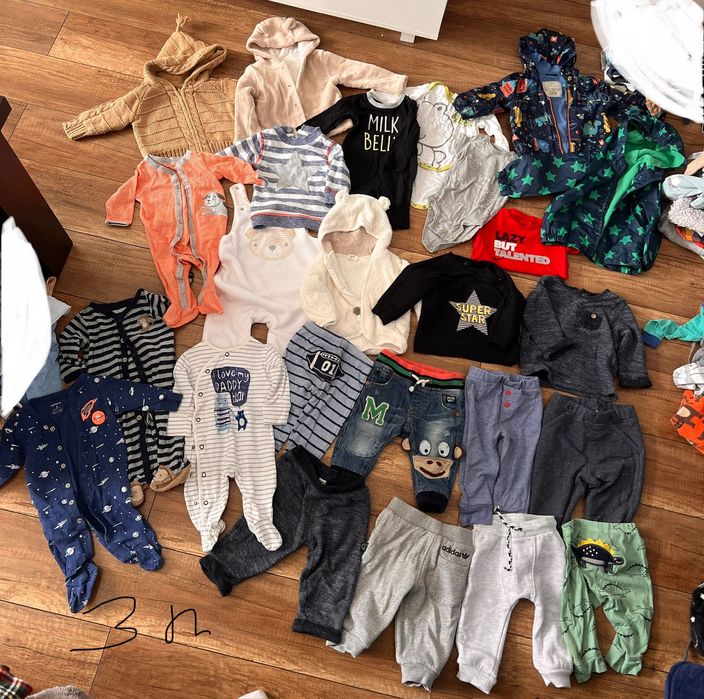 Zestaw 3m niemowlę chłopięce 25szt