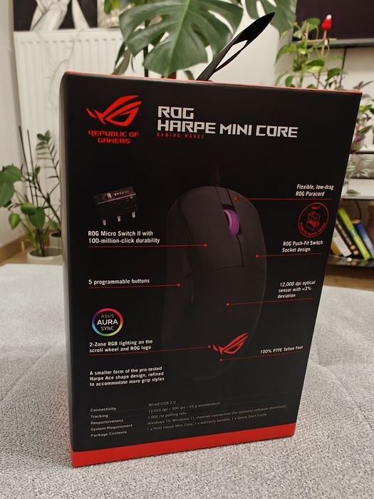 Myszka Asus Rog Harpe Mini Core Wrocław Krzyki • OLX.pl