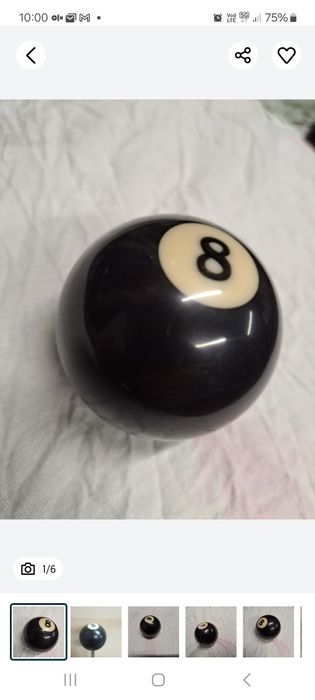 Kula bilardowa 8 galka maluch duzy fiat Cinquecento