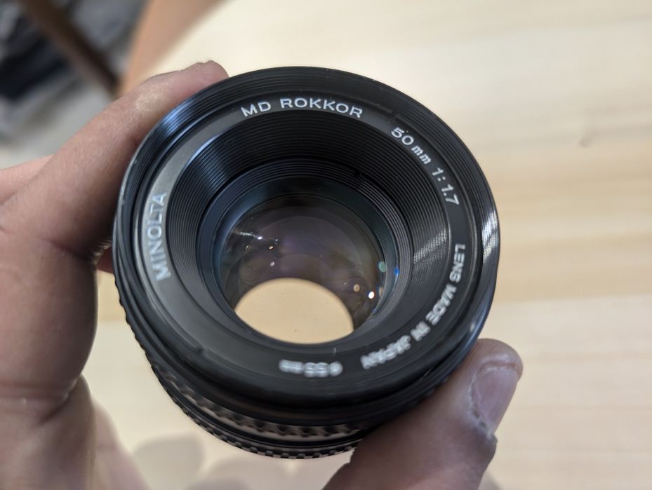 Minolta XD7 Máquina Fotográfica Analógica + duas lentes