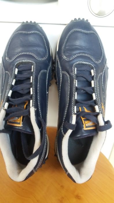 Puma Temo granatowe adidasy skóra naturalna rozm. 38 wkładka 25 cm