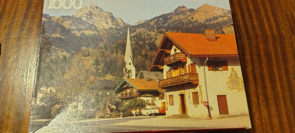 Puzzle vintage Hestair Jigsaw – 1000 elementów – kompletne