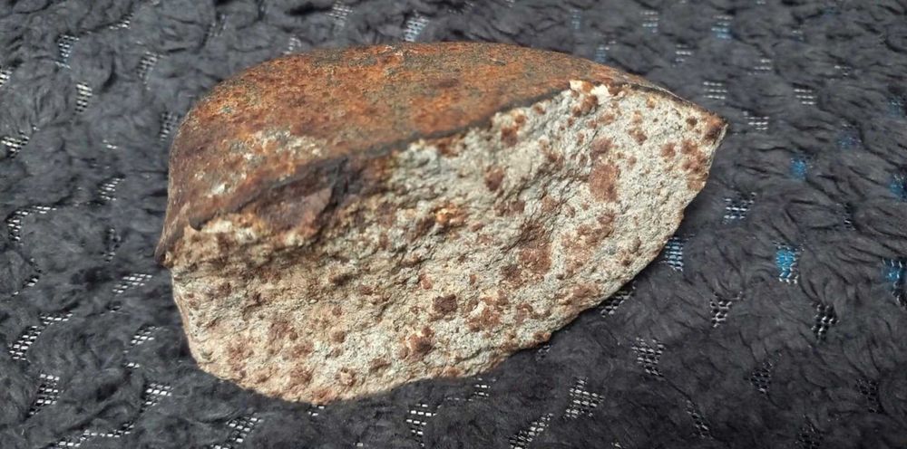 Duży METEORYT kamienny -  Chondryt L6 - NWA  z Algierii -  449,93g