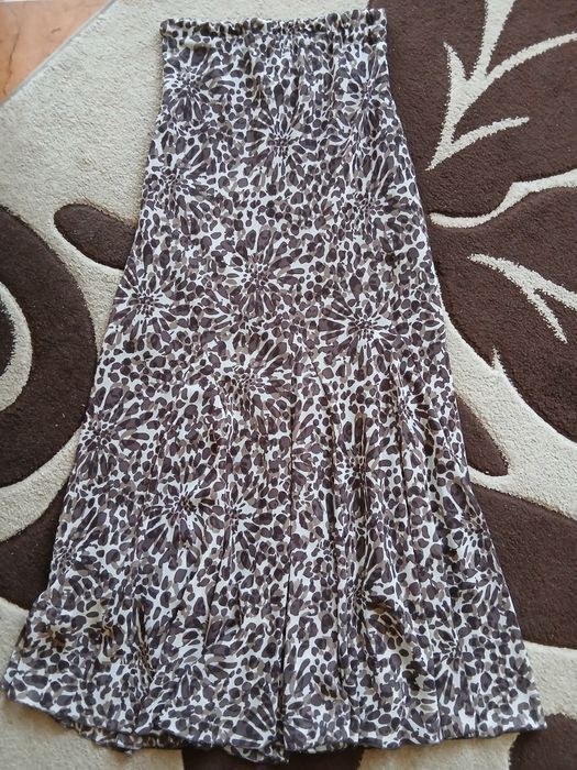 Spódnica midi  w panterkę