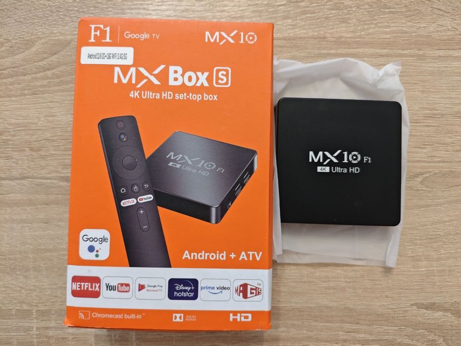 Смарт тв приставка Mx10 tv box F1 / Hongtop H20 pro