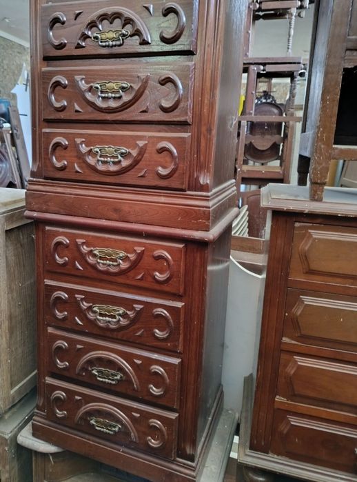 Lote de 17 Mesinhas de cabeceira para restauro.