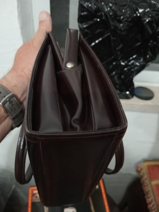 Mala em couro vintage