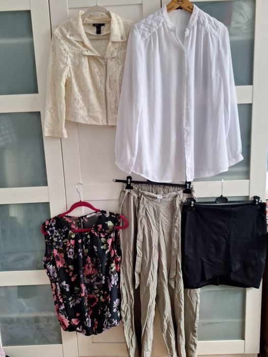 Zestaw ubrań M 38 L 40 eleganckie letnie Mohito Orsay Reserved HM Zara