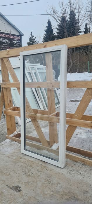 OKNA KacprzaK Witryna 73x150 FIX Używany Biały PCV Lider OLX