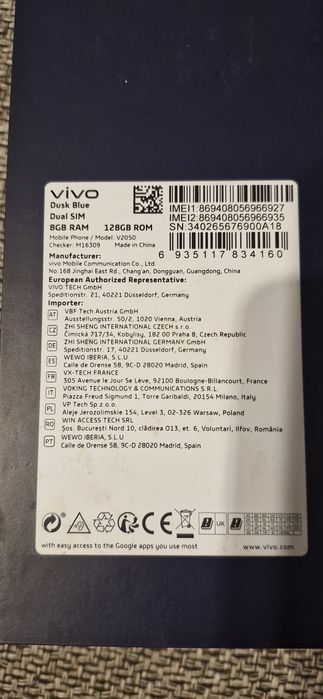 Telefon Vivo V21 5G