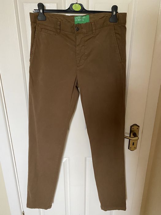 Штани чіноси slim fit Benetton W32/48/М