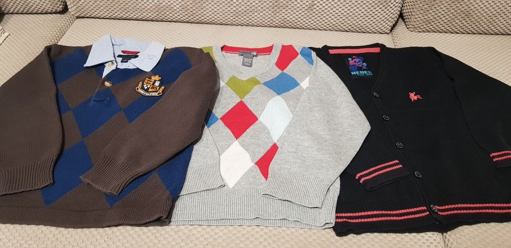 Sweterki chłopięce 3 szt. 3-4 lat