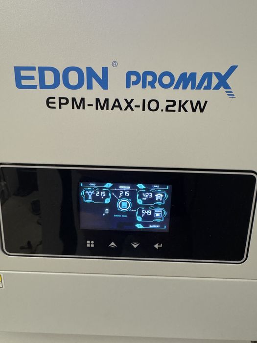 Гібридний інвертор 10,2 кВт EDON EPM-MAX 10,2