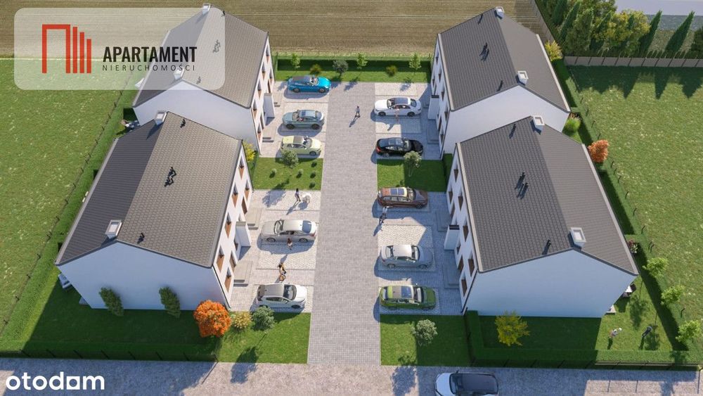 Kameralne osiedle – 8 domów z ogródkami i 2 m.p.