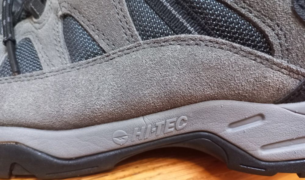Buty szare trekkingowe skóra Hi-Tec Waterproof dri-tec Eu 42 uk 8