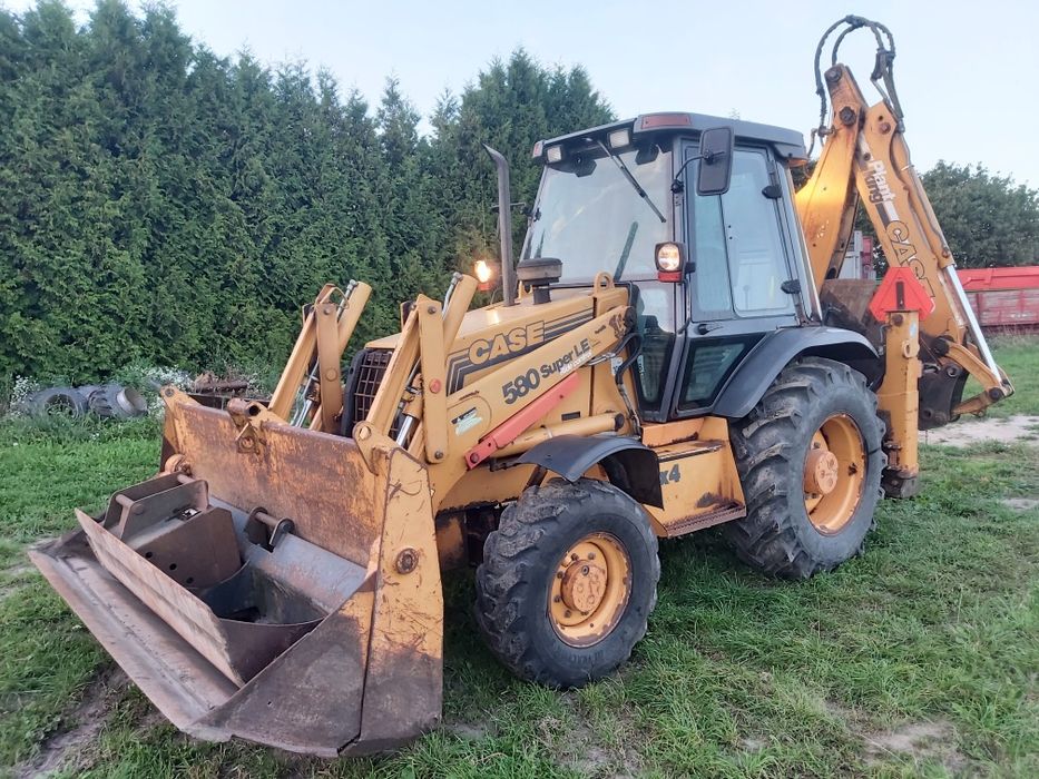 Koparko Ładowarka Case 580 Super SLE Rok prod  2000
