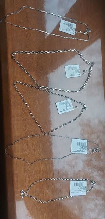 Продаются серебряные цепочки