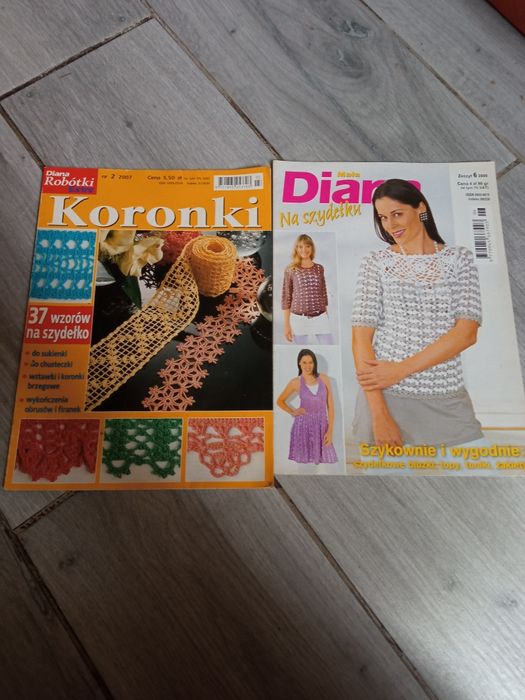 Czasopisma Diana robótki i mała Diana