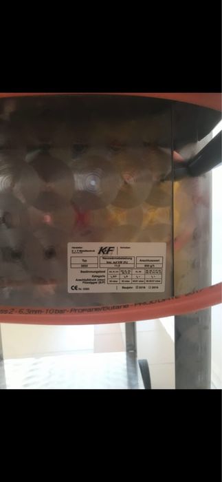 Grelhador a Gás k + F Metalitechnik
