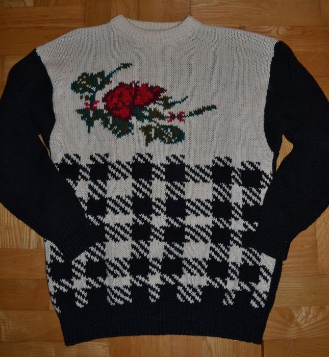 488 #southern- Sweter aryl haft 42/44