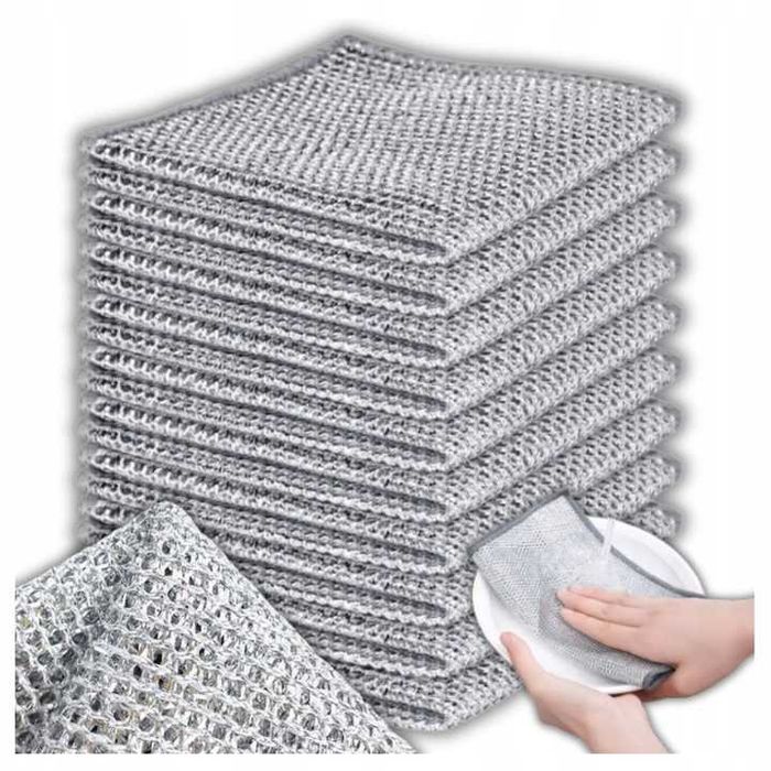 Ściereczki kuchenne druciane uniwersalne 10 sztuk