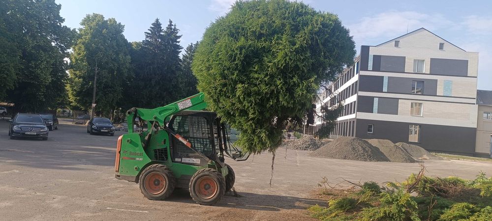 Послуги бобкат гусеничним та колісним Луцьк та Волинська область