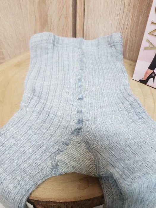 Jasne legginsy z moherem i akrylem rozmiar XS-S NOWE