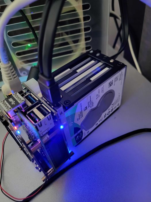 Radxa Penta SATA HAT Top Board X872 NVME для Raspberry Pi5 8GB