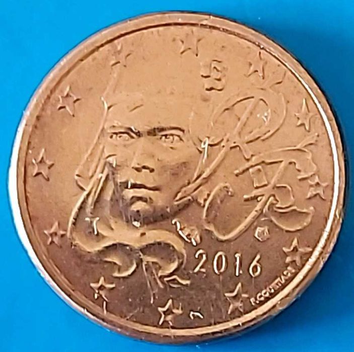 1 Cêntimo de 2016 de França