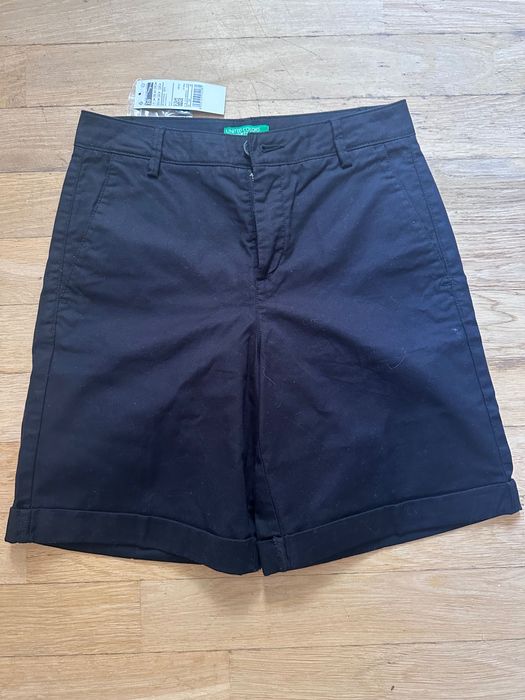 United Colors of Benetton spodenki bermudy roz.38 czarne