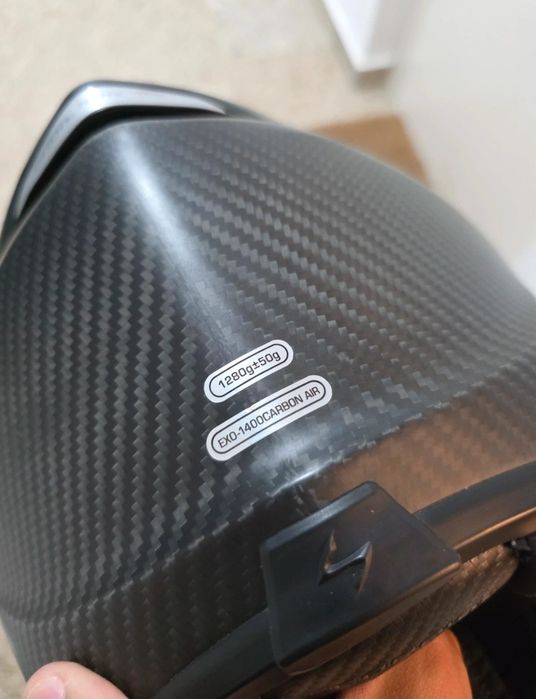 Capacete Scorpion Exo1400Carbon mais sena