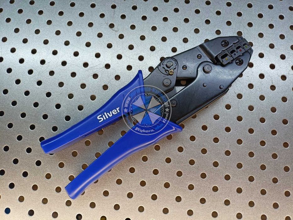 Szczypce zaciskarka konektorów 5 matryc0,5mm²-16mm² +ściągacz izolacji