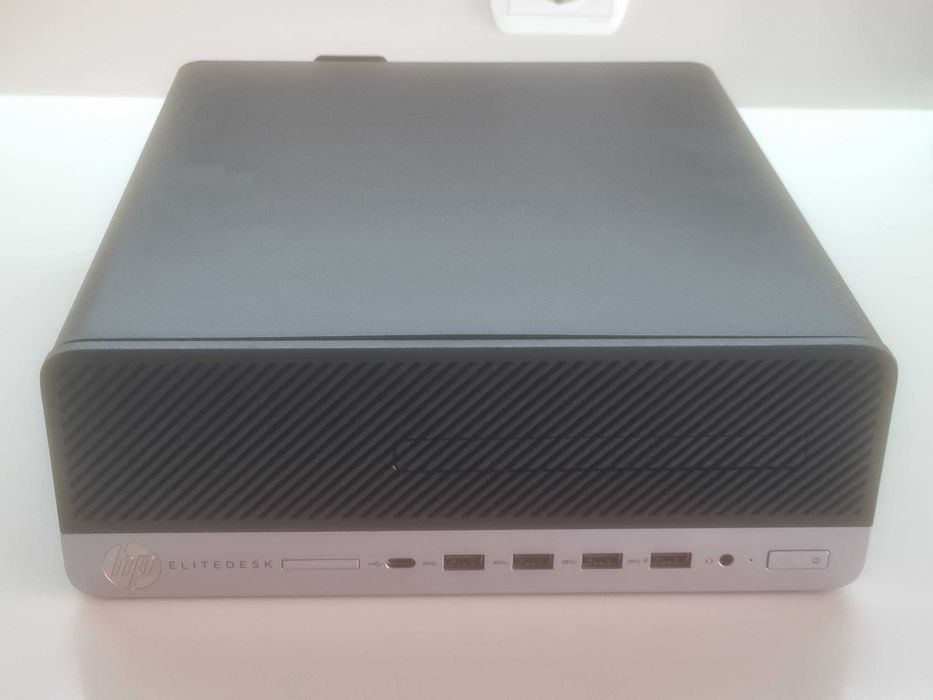 HP EliteDesk 705 G5 SFF - AMD + 16GB + 256GB + 500GB + wifi + bt - desktop como novo e revisto