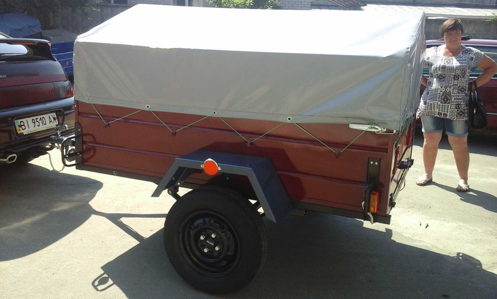 Причіп для авто 2000/1300/410 борт Завод виробник.Документи МРЕО