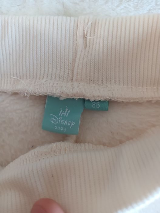 Disney Baby ocieplany komplet bluza i spodnie, r.86